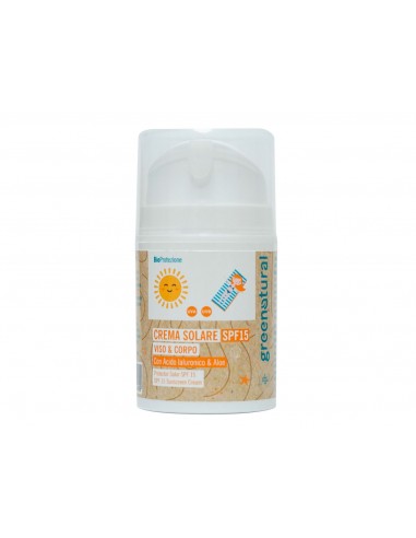 Crema Solare Viso SPF 15 | GreeNatural | Wingsbeat