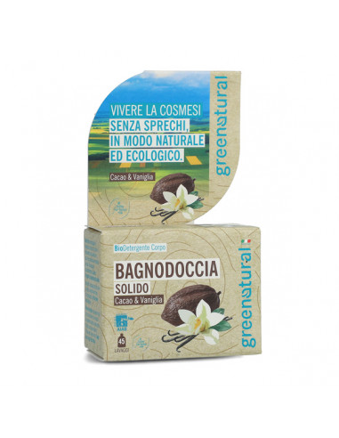 Bagnodoccia Solido Cacao & Vaniglia | GreeNatural | Wingsbeat