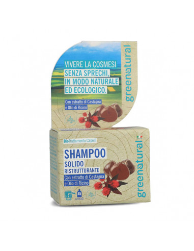 Shampoo Solido Ristrutturante | GreeNatural | Wingsbeat