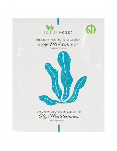 Maschera Viso Bio In Cellulosa Alga Marina-Antinquinamento | NaturaEqua | Wingsbeat