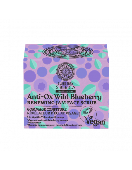 Anti-OX Wild Blueberry Scrub - Marmellata Viso Rigenerante | Natura Siberica | Wingsbeat Anti-OX Wild Blueberry Scrub - Marmellata Viso Rigenerante | Natura Siberica | Wingsbeat