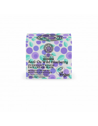 Anti-OX Wild Blueberry Crema Maschera Rigenerante Notte | Natura Siberica | Wingsbeat Anti-OX Wild Blueberry Crema Maschera Rigenerante Notte | Natura Siberica | Wingsbeat