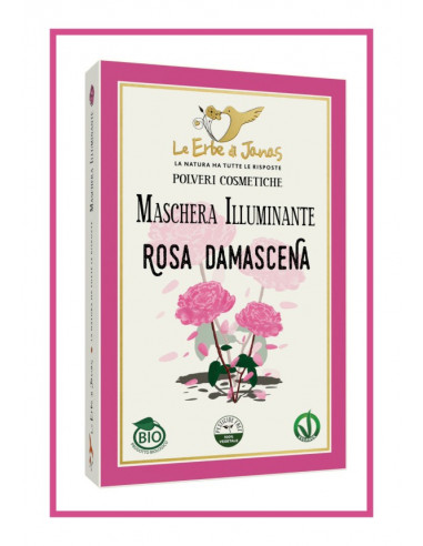 Maschera Illuminante alla Rosa Damascena | Le Erbe di Janas | Wingsbeat