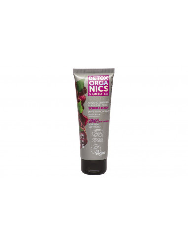 Detox Organics Kamchatka - Scrub Maschera Nera 2 in 1 | Natura Siberica | Wingsbeat