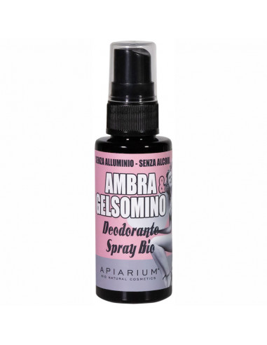 Deodorante Senza Alluminio Biologico Ambra e Gelsomino Spray | Apiarium | Wingsbeat