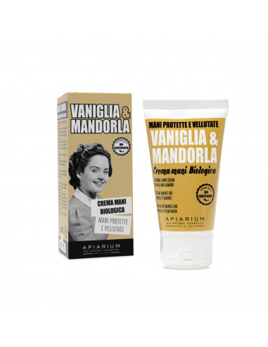 Crema mani biologica vaniglia e mandorla | Apiarium | Wingsbeat