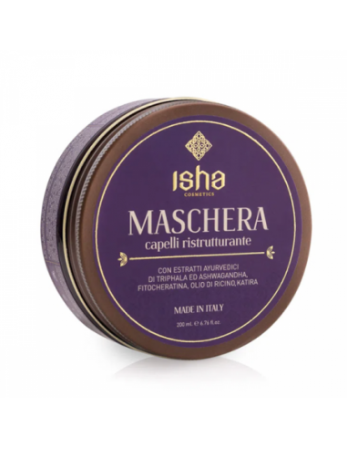 Maschera Ristrutturante Ayurvedica Triphala, Ashwagandha E Cheratina Vegetale | Isha | Wingsbeat