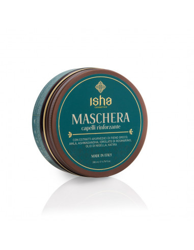 Maschera Rinforzante Ayurvedica Fieno Greco, Ashwagandha Ed Amla | Isha | Wingsbeat