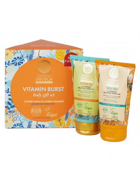 Gift Set Gel Doccia e Latte Corpo Vitaminico | Natura Siberica | Wingsbeat