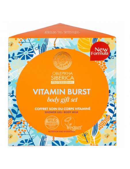 Gift Set Gel Doccia e Latte Corpo Vitaminico | Natura Siberica | Wingsbeat