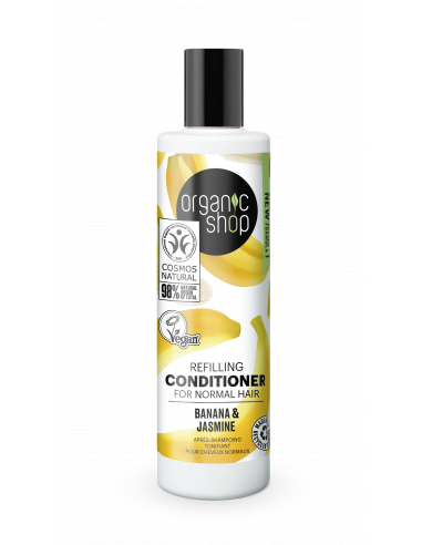 Balsamo per Capelli Normali con Banana e Gelsomino | Organic Shop | Wingsbeat