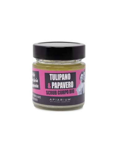 Scrub Corpo Bio Tulipano e Papavero 270gr | Apiarium | Wingsbeat