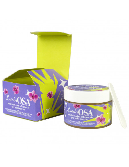LuminOSA – Maschera Viso Schiarente Pelle Secca | Parentesi Bio | Wingsbeat
