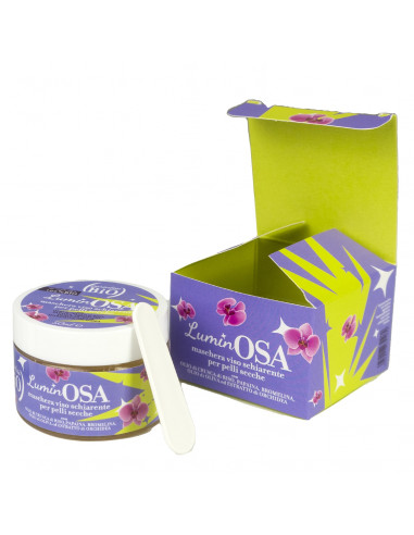 LuminOSA – Maschera Viso Schiarente Pelle Secca | Parentesi Bio | Wingsbeat