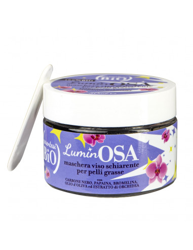 LuminOSA – Maschera Viso Schiarente Pelle Grassa | Parentesi Bio | Wingsbeat