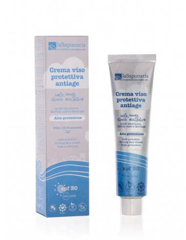 Crema Viso Protettiva Antiage SPF 30 | La Saponaria | Wingbseat