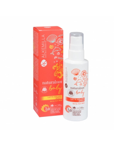 Latte Solare Spray Alta Protezione Baby SPF 50+ | Alkemilla | Wingsbeat