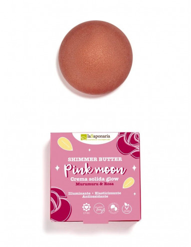 Crema Corpo Solida Glow - Pink Moon | La Saponaria | Wingsbeat