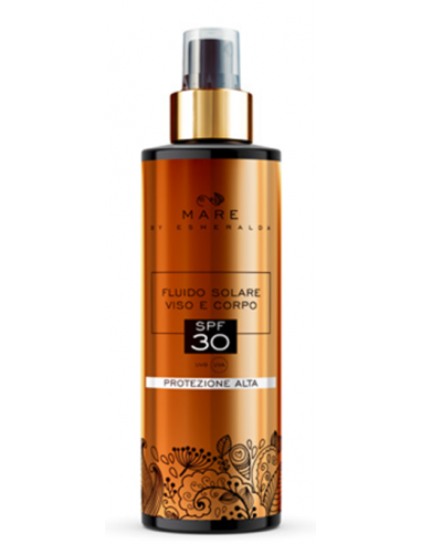 Fluido Corpo Protezione Solare Alta SPF 30 | Esmeralda | Wingsbeat