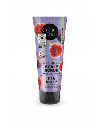 Scrub Cuoio Capelluto per Capelli Grassi con Fico e Rosa Canina | Organic Shop | Wingsbeat