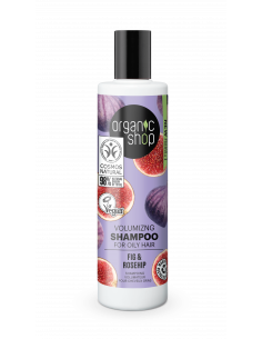 Shampoo Volumizzante per Capelli Grassi con Fico e Rosa Canina | Organic Shop | Wingsbeat