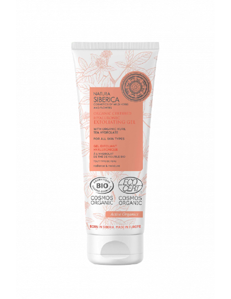 Gel Esfoliante all'Acido Ialuronico | Natura Siberica | Wingsbeat Gel Esfoliante all'Acido Ialuronico | Natura Siberica | Wingsbeat