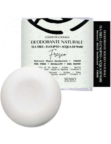 Deodorante Solido Naturale Fresco | Senso Naturale | Wingsbeat