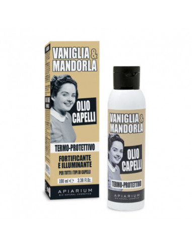 Olio Capelli Termo-Protettivo Vaniglia e Mandorla | Apiarium | Wingsbeat