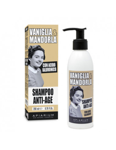 Shampoo Anti-Age Vaniglia e Mandorla | Apiarium | Wingbeat