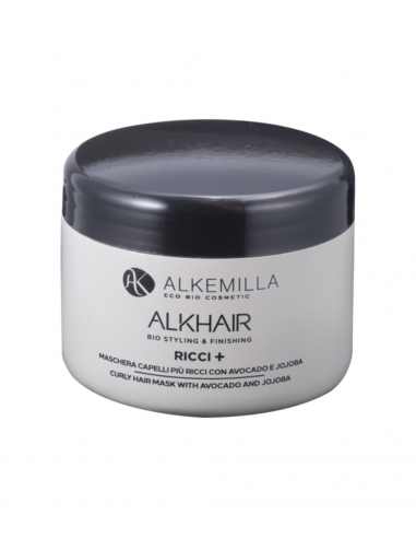 Maschera Capelli Ricci + con Avocado e Jojoba, Alkemilla