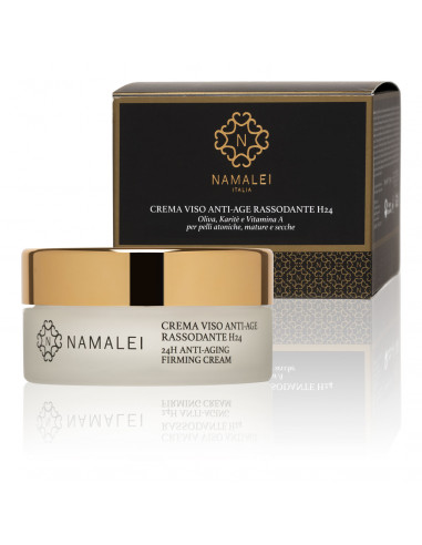 Crema Anti-Age Rassodante H24 Oliva, Karitè e Vitamina A | Namalei | Wingsbeat