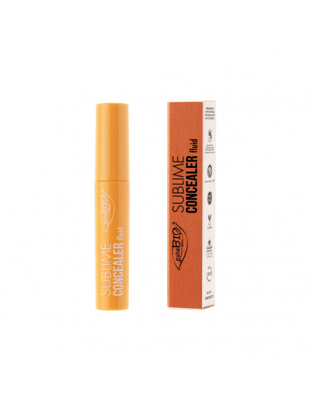 Sublime Concealer Fluid C2 Arancio | purobio | Wingsbeat Sublime Concealer Fluid C2 Arancio | purobio | Wingsbeat