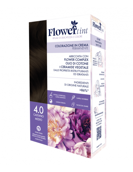 Tinta Capelli 4.0 Castano Medio | FlowerTint | Wingsbeat Tinta Capelli 4.0 Castano Medio | FlowerTint | Wingsbeat