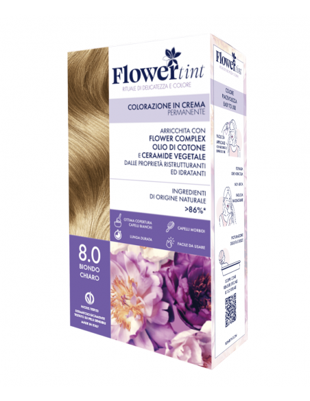 Tinta Capelli 8.0 Biondo Chiaro | FlowerTint | Wingsbeat Tinta Capelli 8.0 Biondo Chiaro | FlowerTint | Wingsbeat