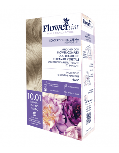 Tinta Capelli 10.01 Biondo Platino Freddo | FlowerTint | Wingsbeat