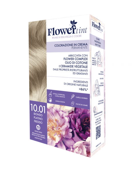 Tinta Capelli 10.01 Biondo Platino Freddo | FlowerTint | Wingsbeat Tinta Capelli 10.01 Biondo Platino Freddo | FlowerTint | Wingsbeat