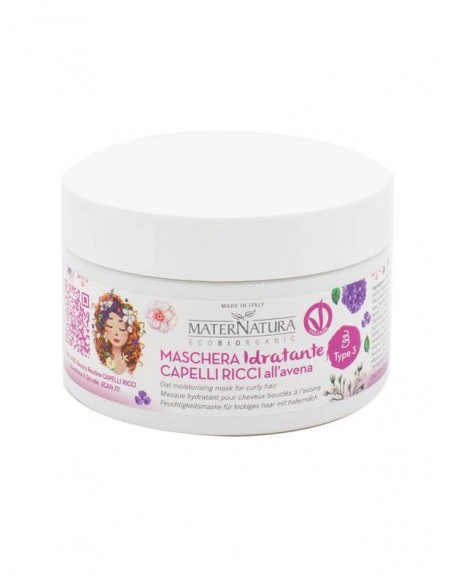 Maschera Idratante Capelli Ricci all’Avena | MaterNatura | Wingsbeat