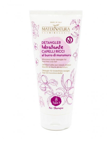 Detangler Idratante Capelli Ricci al Burro di Murumuru|MaterNatura|Wingsbeat