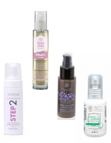 Acquista online la routine per la skin care viso della pelle sensibile.