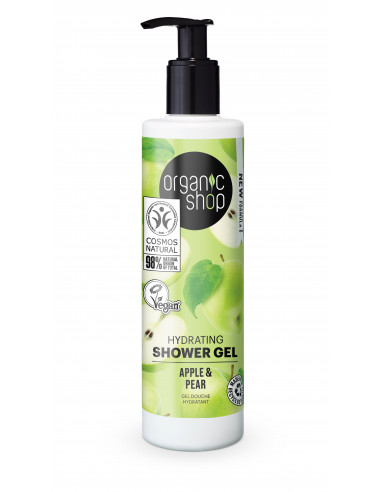 Gel Doccia Idratante Mela e Pera | Organic Shop | Wingsbeat