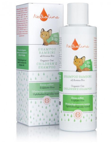 Shampoo bambini all'Avena bio 200 ml | Nebiolina | Wingsbeat