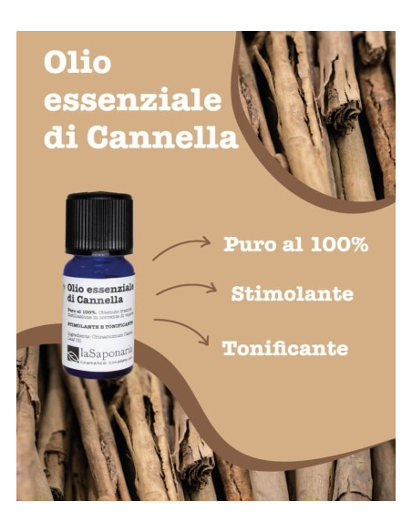 Olio Essenziale di Cannella | La Saponaria | Wingsbeat Olio Essenziale di Cannella | La Saponaria | Wingsbeat