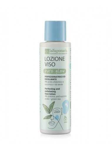 Pure Glow Lozione Viso Esfoliante Illuminante | La Saponaria | Wingsbeat