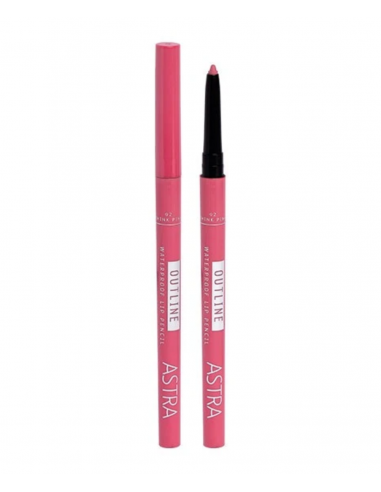 Outline Waterproof Lip Pencil 02 Think Pink | Astra | Wingsbeat