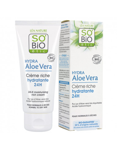 Crema ricca 24h Aloe Vera | So' Bio Ètic | Wingsbeat