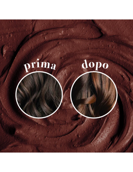 Maschera castano caldo cioccolato|Maternatura|Wingsbeat Maschera castano caldo cioccolato|Maternatura|Wingsbeat