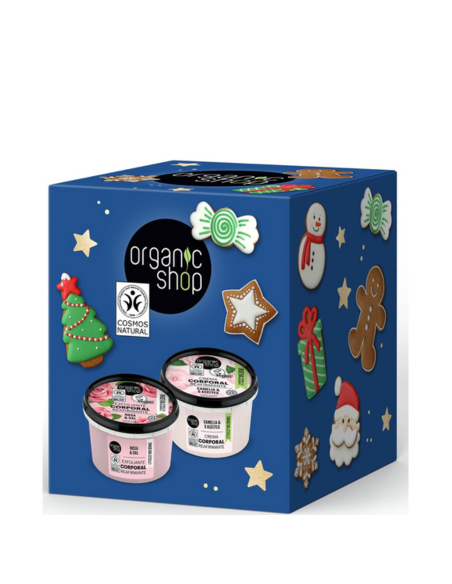 Gift Set Scrub Rosa e Crema Corpo Camelia | Organic Shop | Wingsbeat