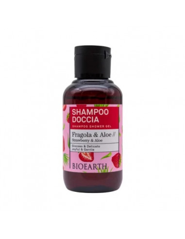 Shampoo Doccia Aloe e Fragola 100ml | Acquista su Wingsbeat