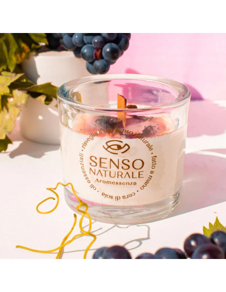 Candela di Soia Profumata ROSSO DI VINO Small | Acquista su Wingsbeat Candela di Soia Profumata ROSSO DI VINO Small | Acquista su Wingsbeat