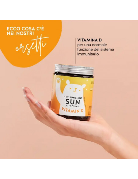 Hey Sunshine Vitamina D3 Senza Zucchero | Acquista su Wingsbeat Hey Sunshine Vitamina D3 Senza Zucchero | Acquista su Wingsbeat